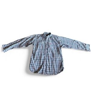 Ariat Workwear Plaid Long Sleeve Flame Resistant Button Up Shirt Mens Size S